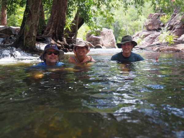 Kakadu Tours Swimming in Waterhole