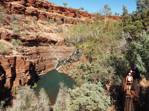 Karijini Tours Australia Fortescue Falls walk