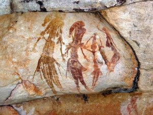 rock-art-figures the kimberley